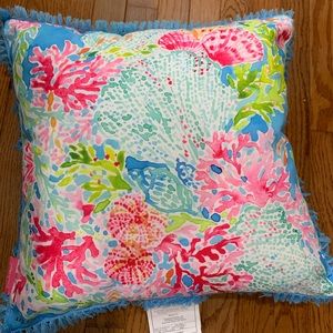 Lilly Pulitzer throw pillow